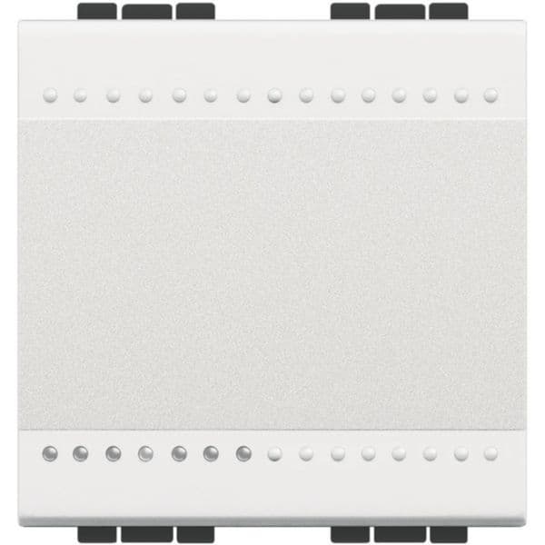 Bticino LivingLight Interruptor 16AX 250V~ luminoso, 2 módulos, blanco (ref. N4001M2A) — imagen de producto publicada por legrand.es