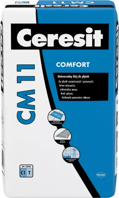 Ceresit CM 11 Universal (adhesivo cementoso para cerámica) — imagen de producto publicada por ceresit.com