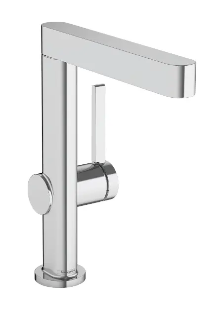 Hansgrohe Finoris Grifo de Lavabo 230, con desagüe Push-Open y caño giratorio, cromo (ref. 76060000) — imagen de producto publicada por sanitino.es