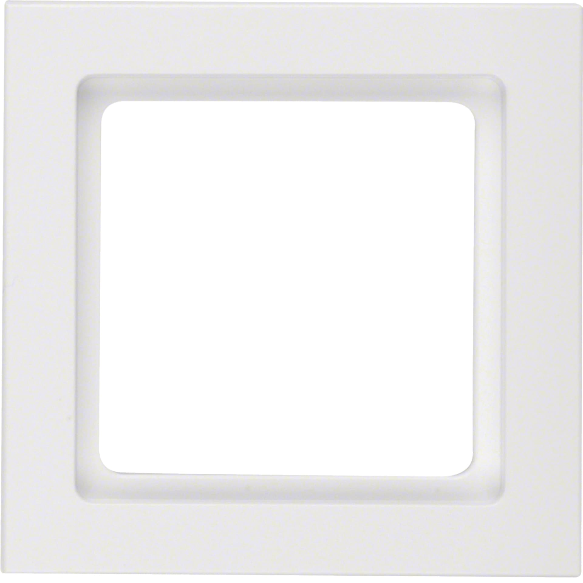 Berker Q.3 Marco 1 elemento, blanco polar (Hager, ref. 10116099) — imagen de producto publicada por hager.com