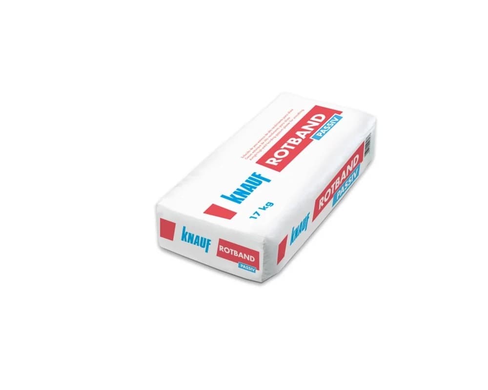Knauf Rotband Passiv (yeso/enlucido monocapa de proyección manual con perlita, saco 17kg) — imagen de producto publicada por sasmak.com