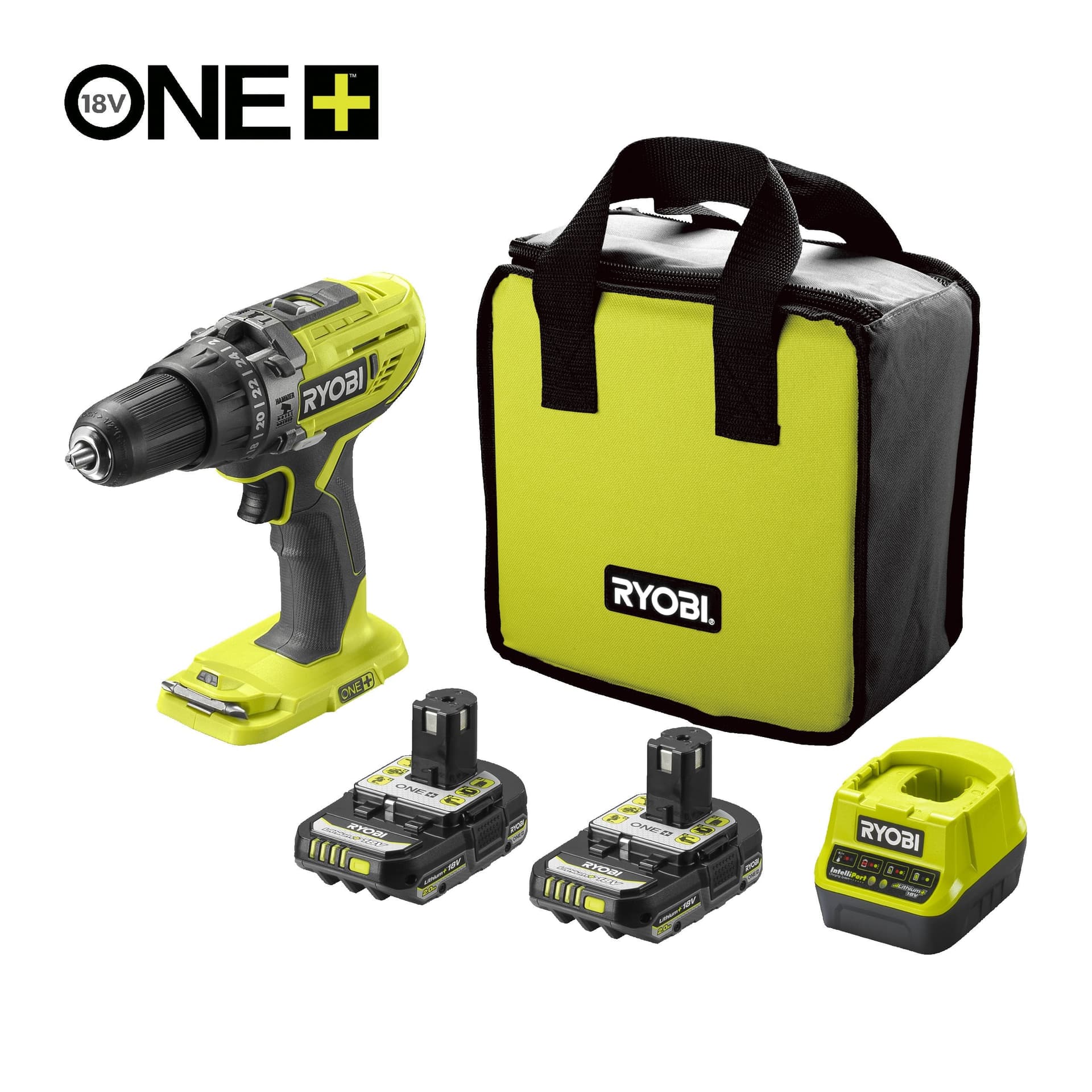 Ryobi R18PD3-0 — imagen de producto publicada por es.ryobitools.eu
