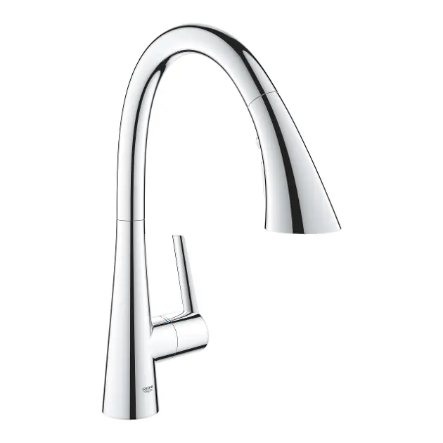 Grohe Zedra Grifo de Fregadero con Ducha Extraíble, cromo (ref. 32294002) — imagen de producto publicada por sanitino.es